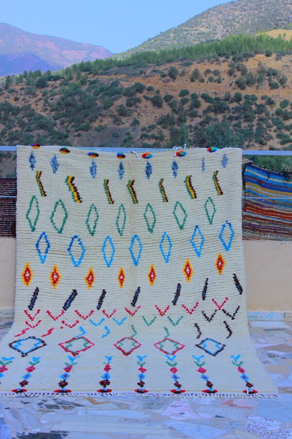 _MG_6057 Grand tapis traditionnel Azilal 300 X 180 Cm