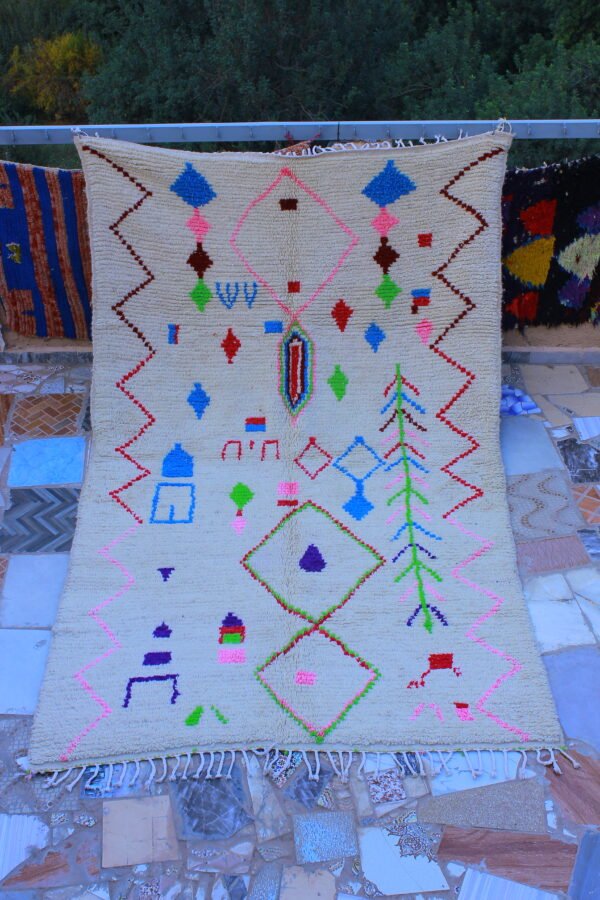 _MG_6208 Grand tapis traditionnel AZILAL 280 X 180 Cm