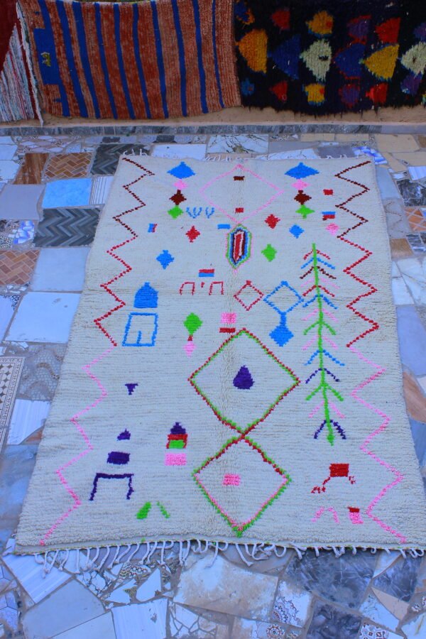 _MG_6215 Grand tapis traditionnel AZILAL 280 X 180 Cm